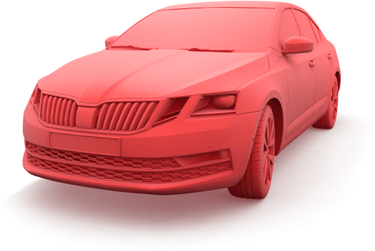 3D-Grafik Autoversicherung